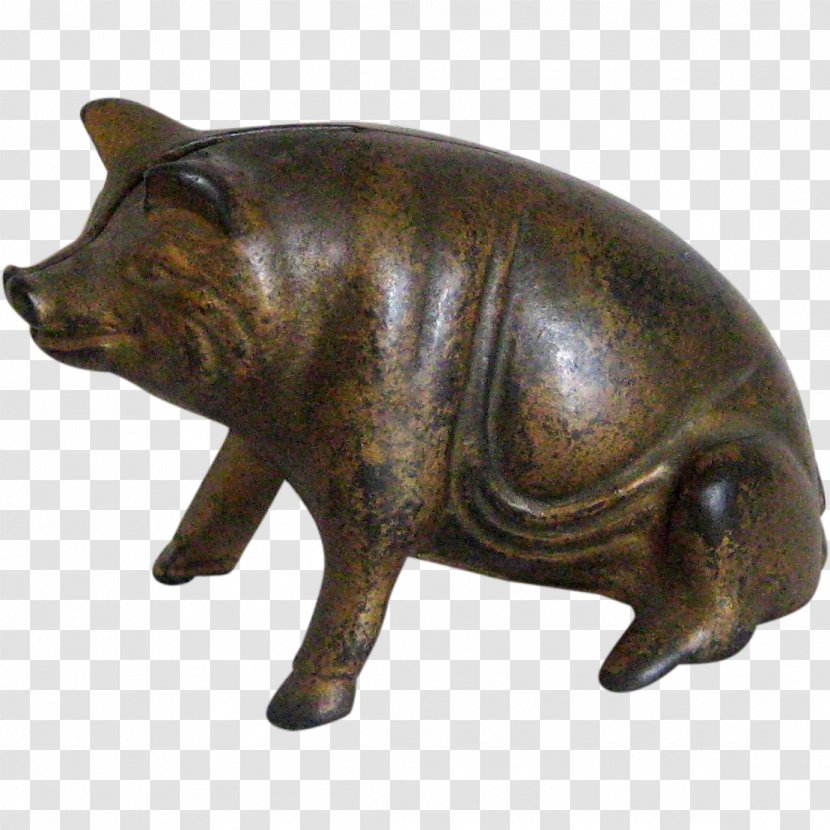 Pig Bronze Sculpture Snout Transparent PNG