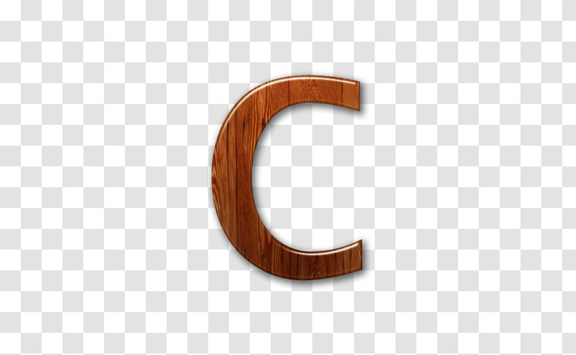 Letter Alphanumeric - Wooden Roller Coaster - C Transparent PNG