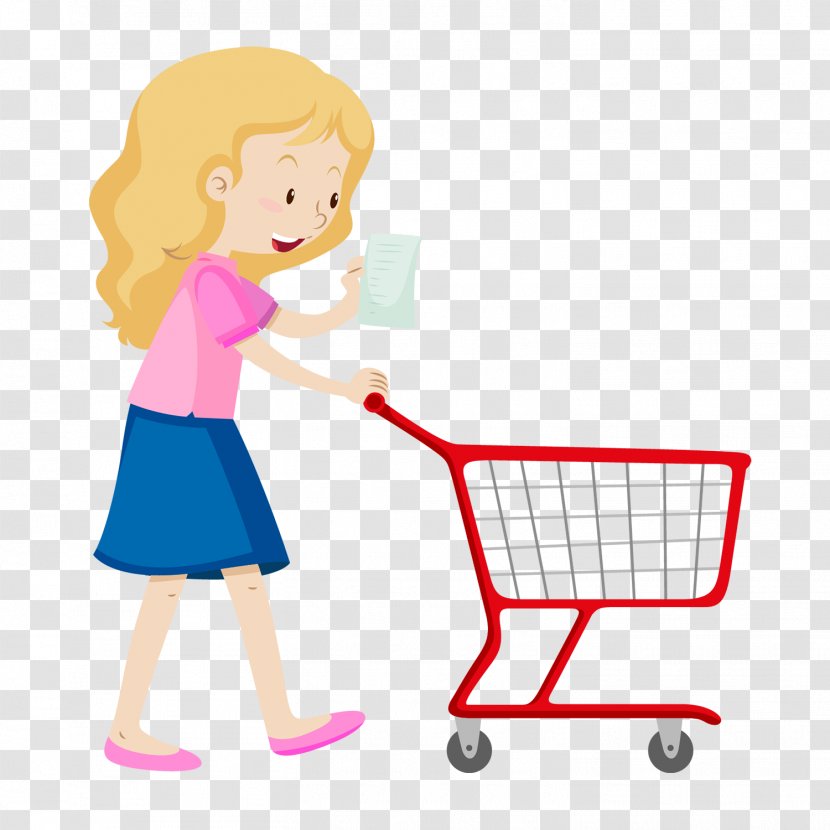 Clip Art Stock Photography Vector Graphics Illustration - Play - Supermarket Shopping Transparent PNG