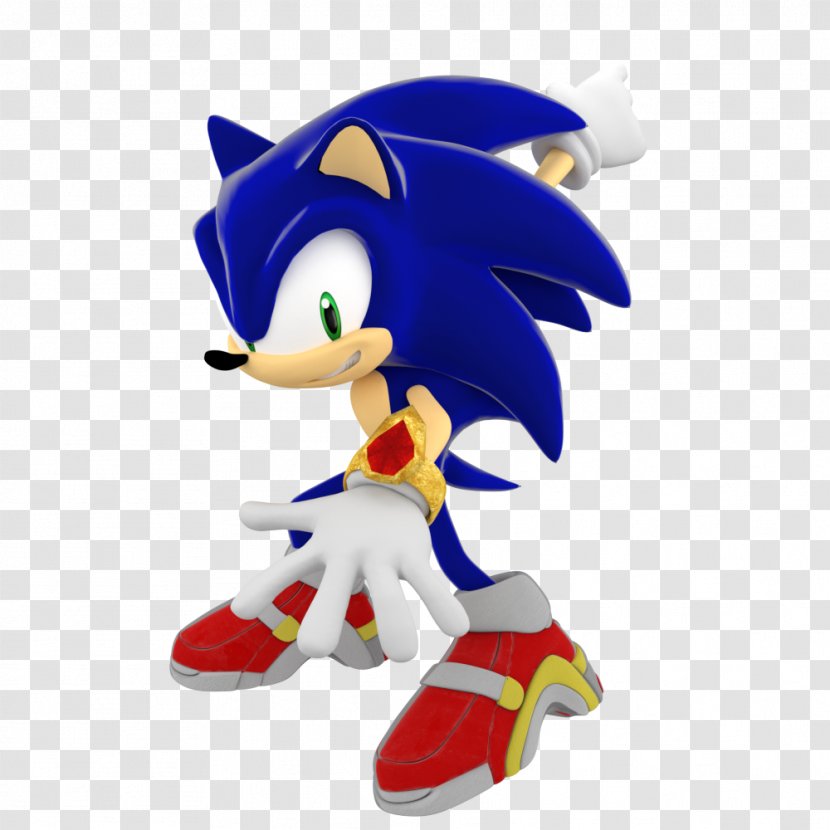 Animal Figurine Cartoon Mascot Character - Material - Sonic 3D Transparent PNG