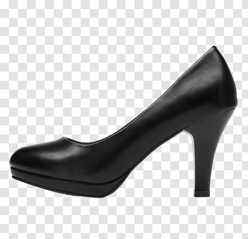 Slipper High-heeled Footwear Shoe Designer - Highheeled - Black Women's Shoes Transparent PNG