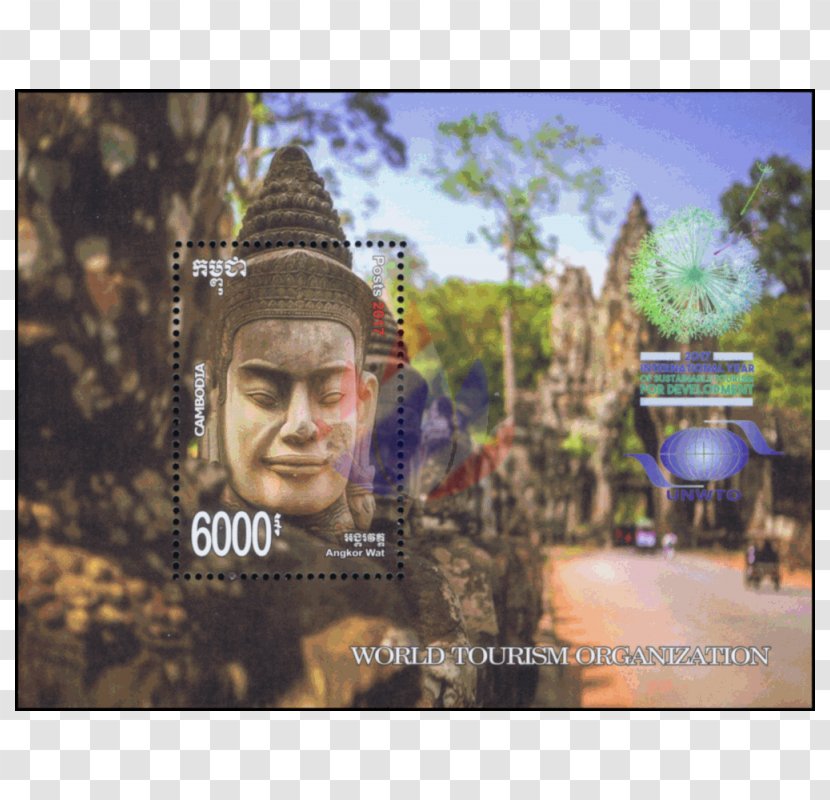Cambodia Postage Stamps Yvert Et Tellier Philately Mail - Flower - International Tourism Transparent PNG
