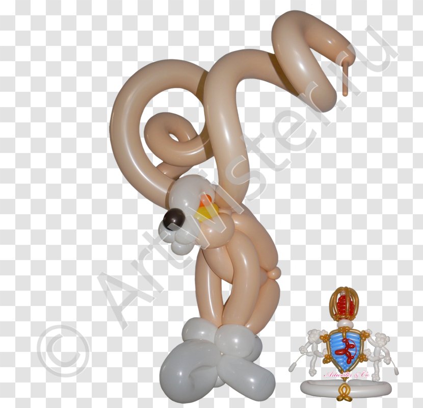 Figurine Animal Animated Cartoon - Balloon Twisting Transparent PNG