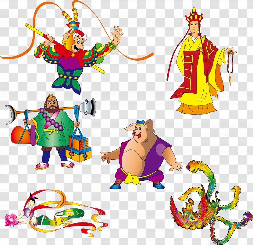 Monkey: Journey To The West Sun Wukong Westward Online II - Fictional Character - Vector Cartoon Various Transparent PNG