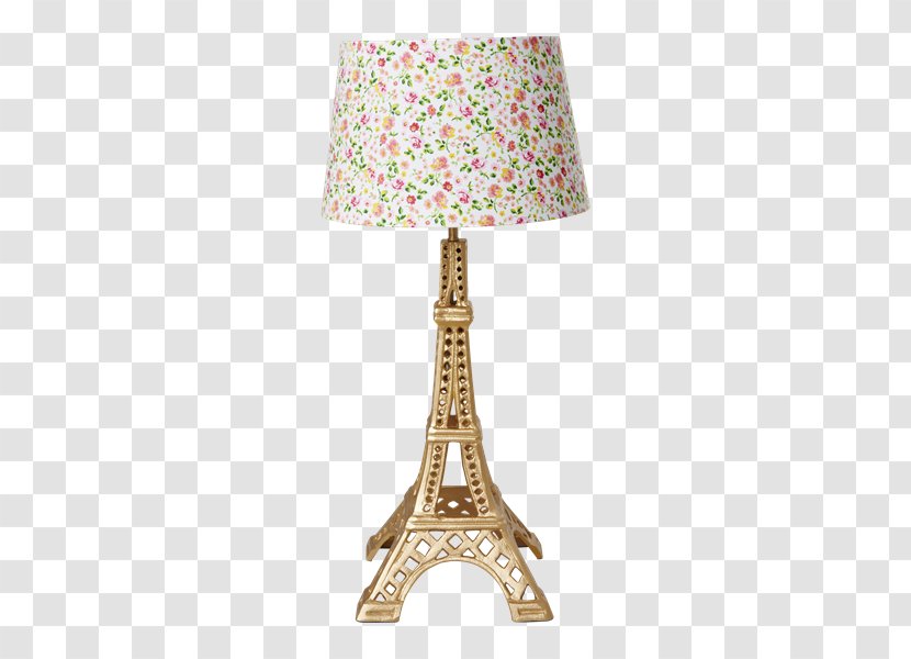Eiffel Tower Lamp Shades Gold Metal - Kerosene - Gull Transparent PNG