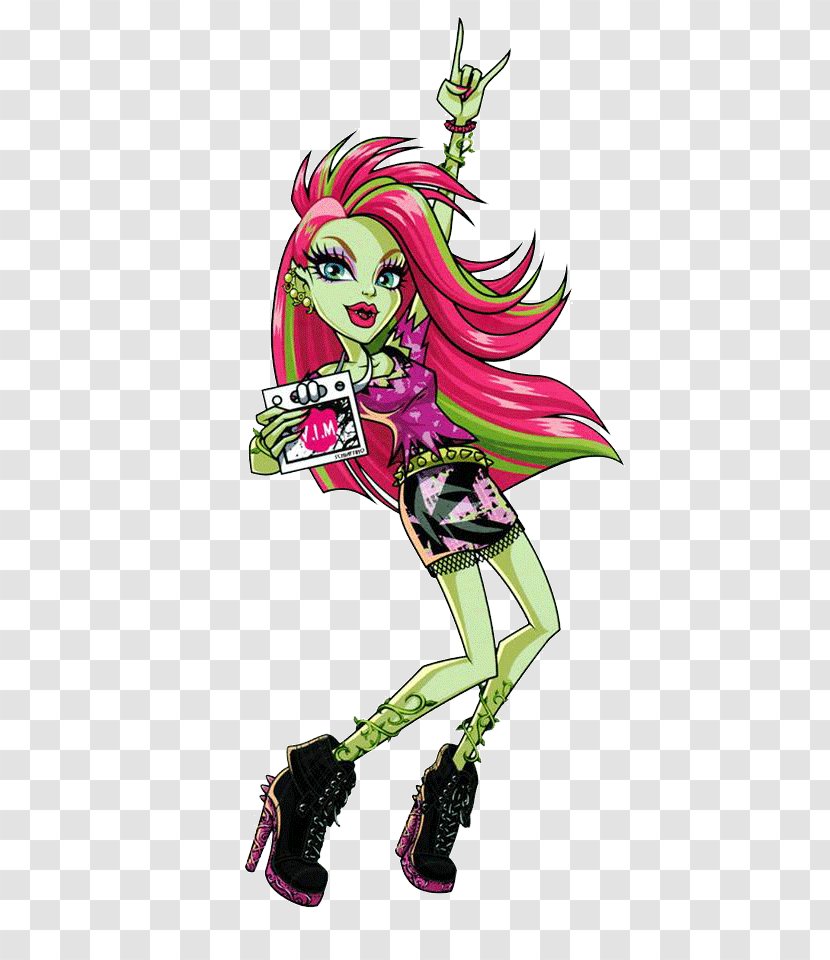 Monster High Fashion Doll Barbie Venus Flytrap - Toy Transparent PNG