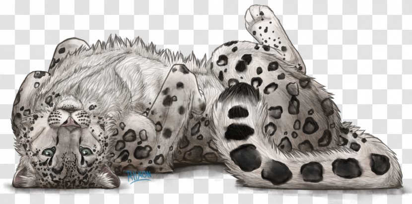 Snow Leopard Drawing DeviantArt - Paw Transparent PNG