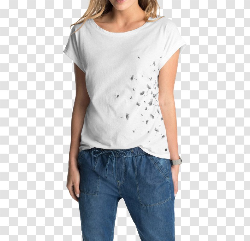 T-shirt Sleeve Crew Neck Top - Joint Transparent PNG