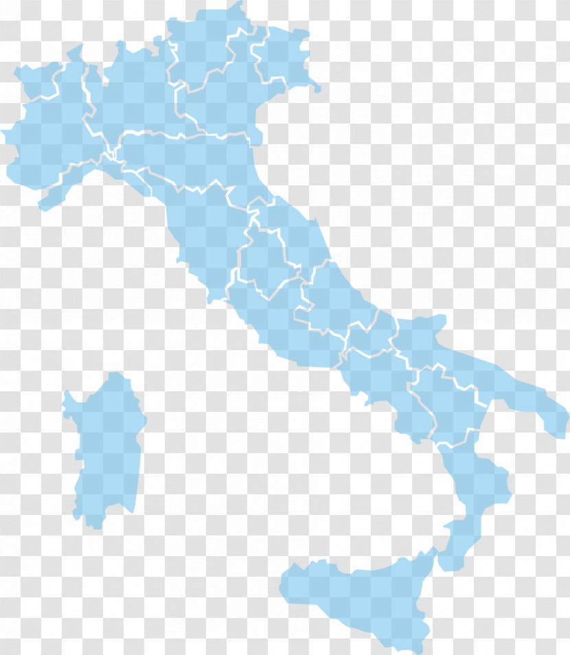 Italy Map - Royaltyfree Transparent PNG
