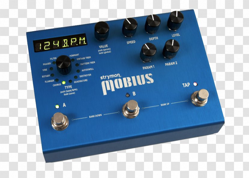 Effects Processors & Pedals Strymon Mobius Chorus Effect Flanging - Guitar Transparent PNG