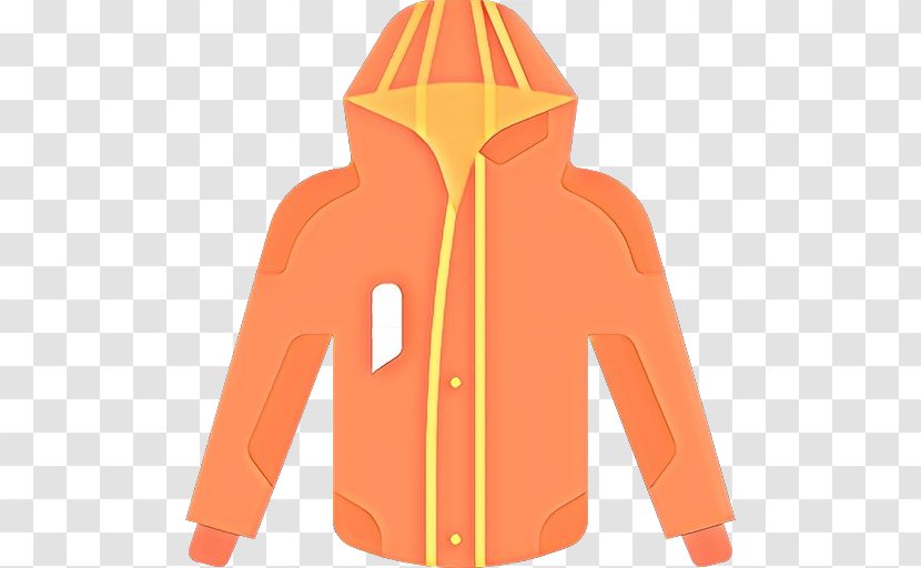 Orange - Top - Zipper Transparent PNG