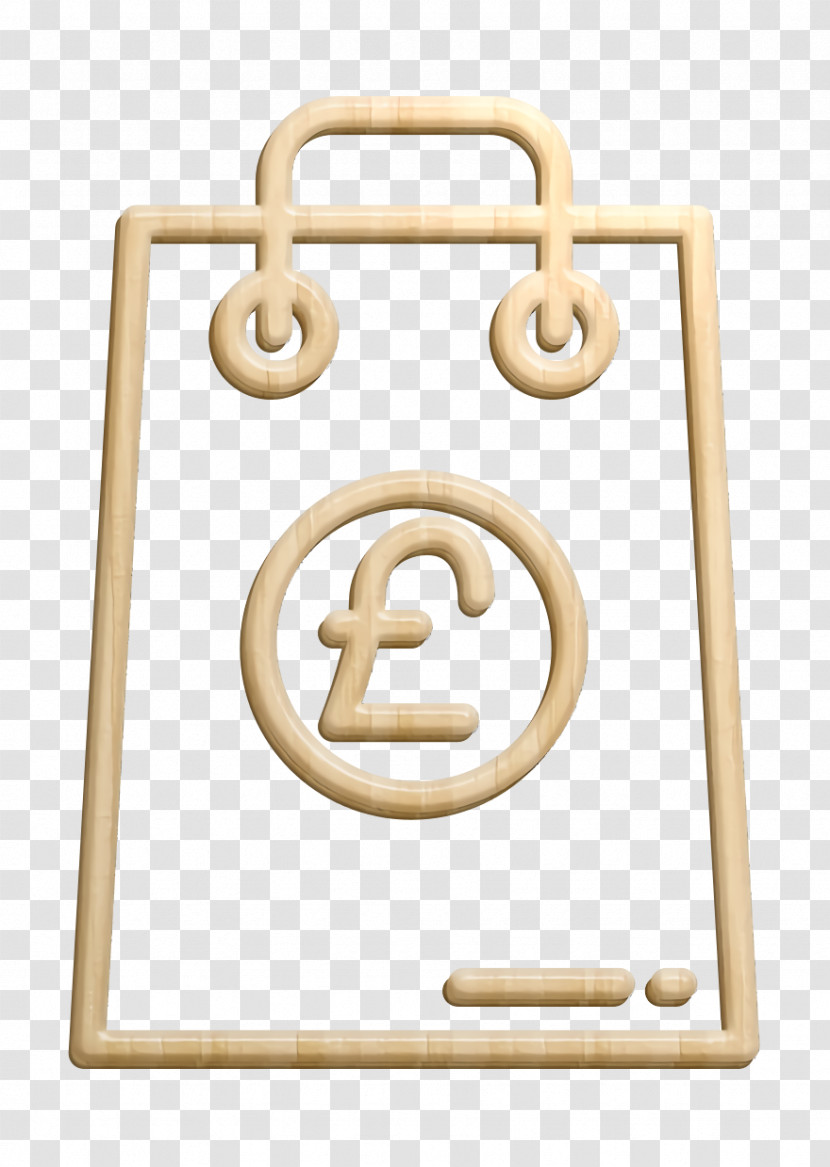 Pound Icon Shopping Bag Icon Money Funding Icon Transparent PNG