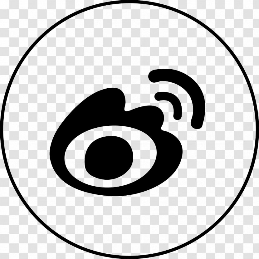 Social Media Logo Stencil - Black And White - 二维码 Transparent PNG