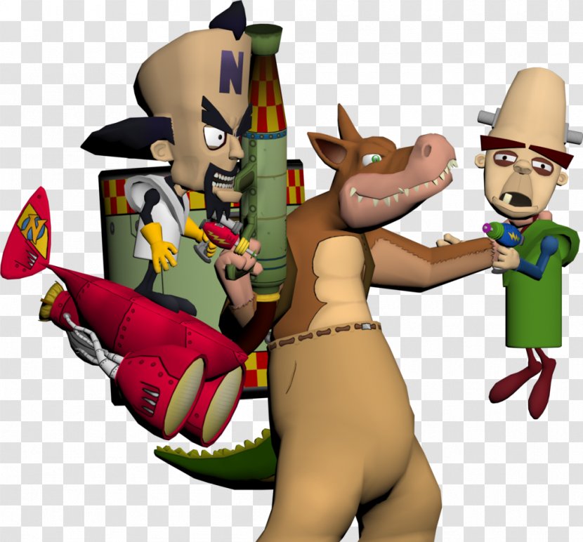 DeviantArt Doctor Neo Cortex Dingodile - Finger - Cartoon Fight Transparent PNG