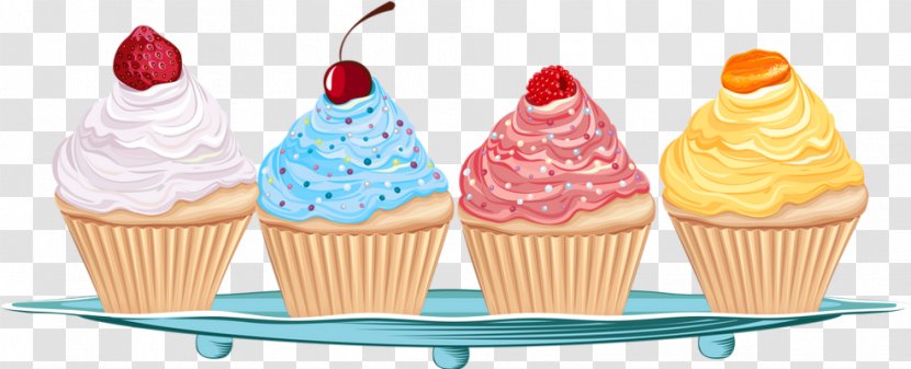 Sundae Cupcake Ice Cream Cones Frozen Yogurt - Baking - Sketch Transparent PNG