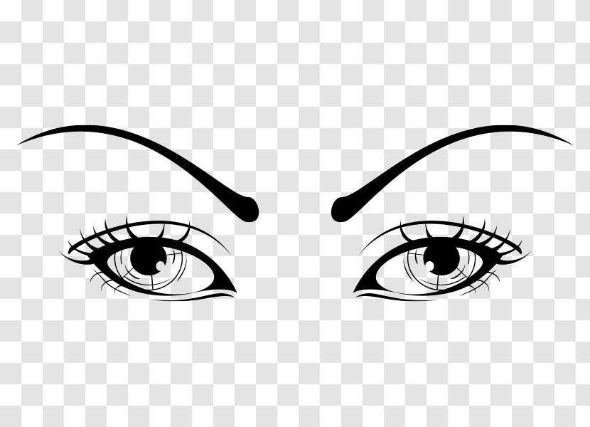 Eyebrow Eyelash Nose Clip Art - Frame - Eye Transparent PNG