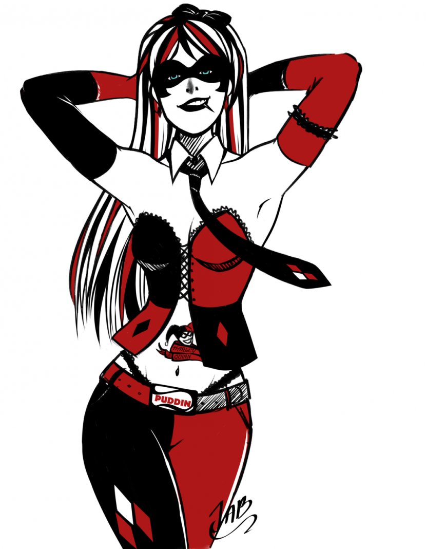 Harley Quinn Visual Arts Sketch - Frame Transparent PNG