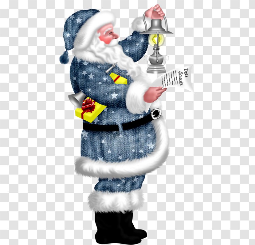 Pxe8re Noxebl Santa Claus Christmas Clip Art - Ornament - With A Lantern,Holding Newspaper Transparent PNG