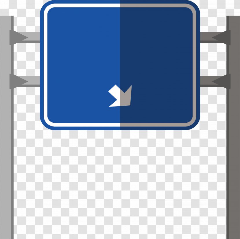 Blue Poster Icon - Advertising - Quadrilateral Billboard Transparent PNG