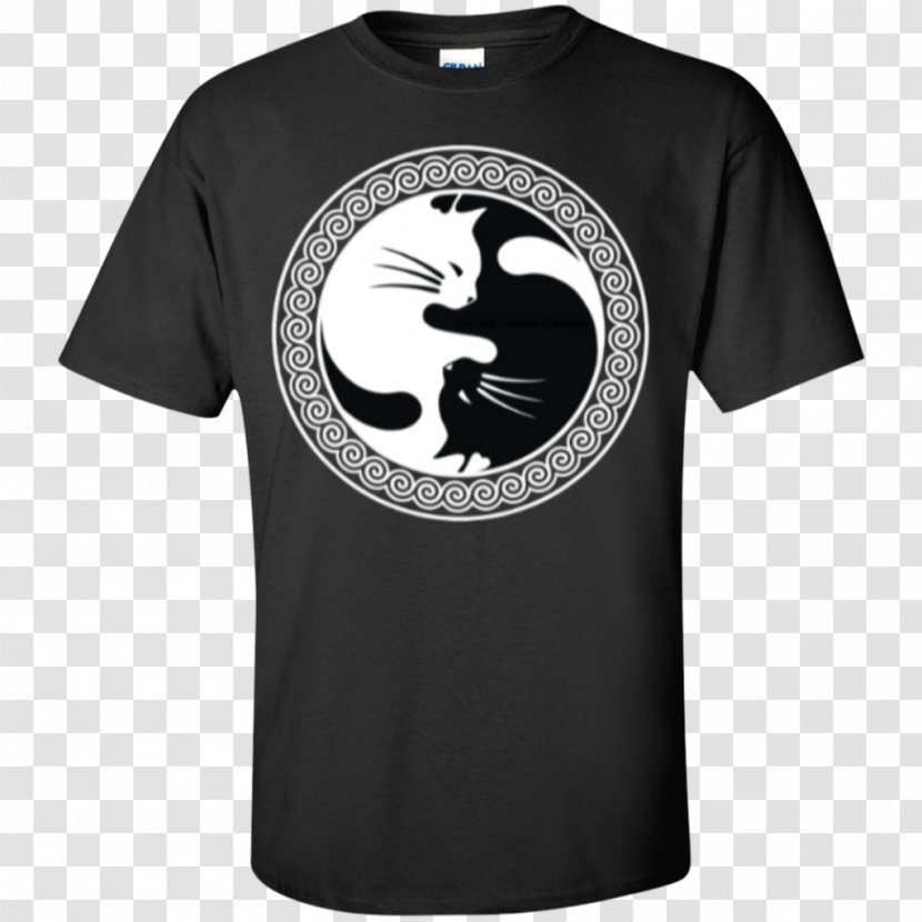 T-shirt Hoodie Clothing Sleeve - Yin Yang Cat Transparent PNG