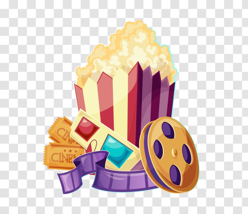 Film Clip Art Popcorn Cinema - Movie Transparent PNG