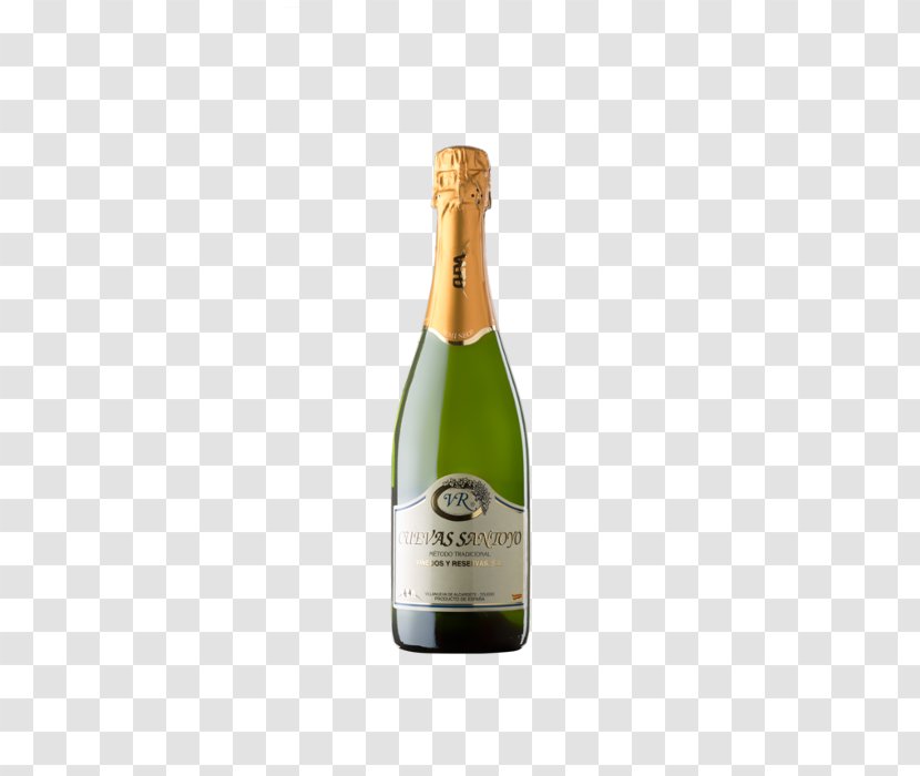 Champagne Sparkling Wine White Cava DO - Bottle Transparent PNG