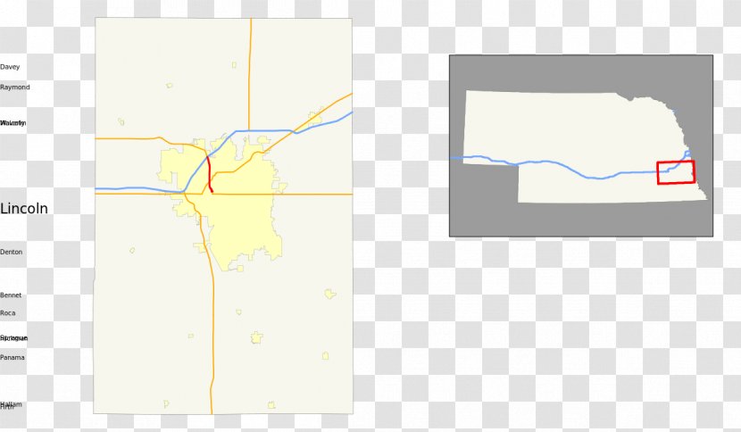 Interstate 80 In Nebraska 680 480 180 - Diagram - Road Transparent PNG