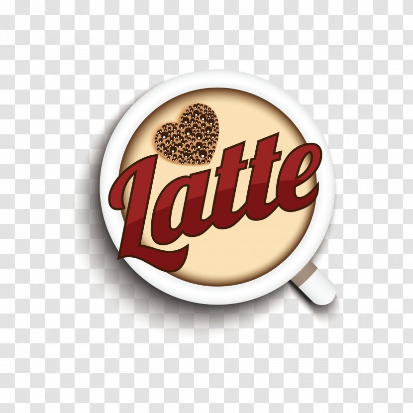 Coffee Cup Latte Espresso Cafe - Milk - Vector Transparent PNG