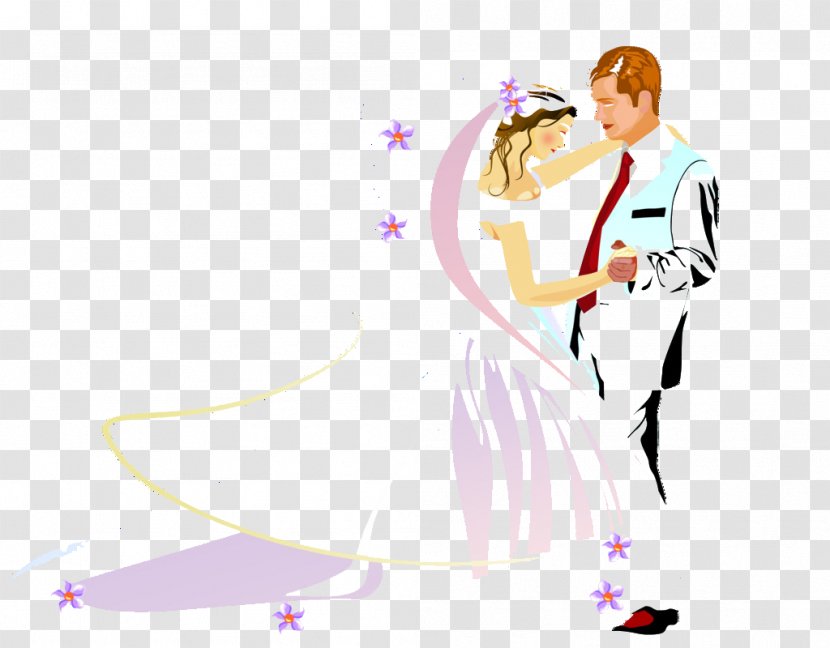 Cartoon Drawing - Flower - Wedding Transparent PNG