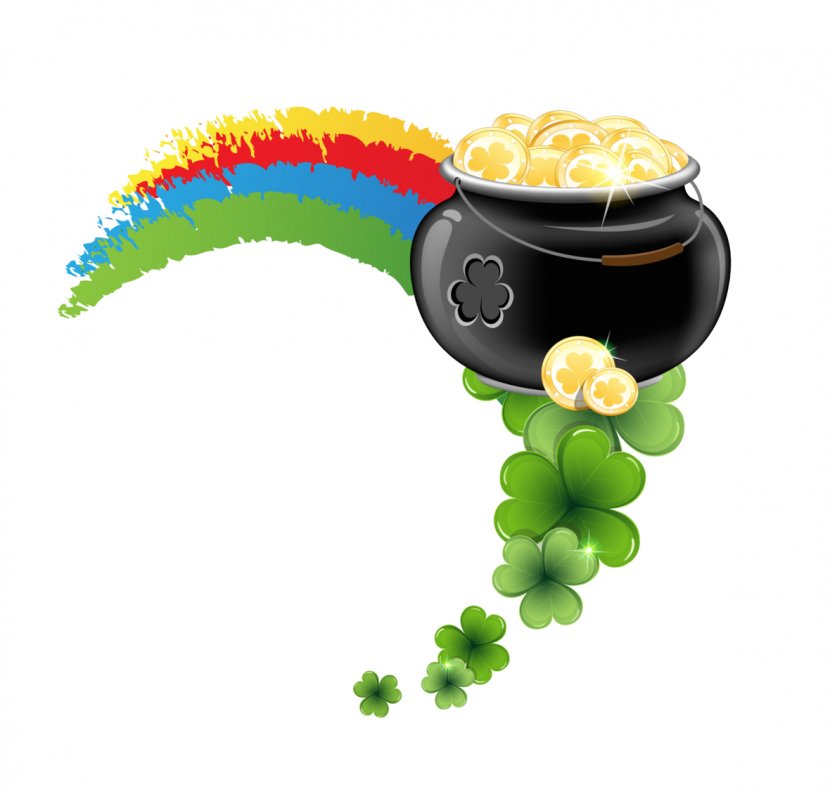 Clover Rainbow Saint Patrick's Day - Fruit - ST PATRICKS DAY Transparent PNG