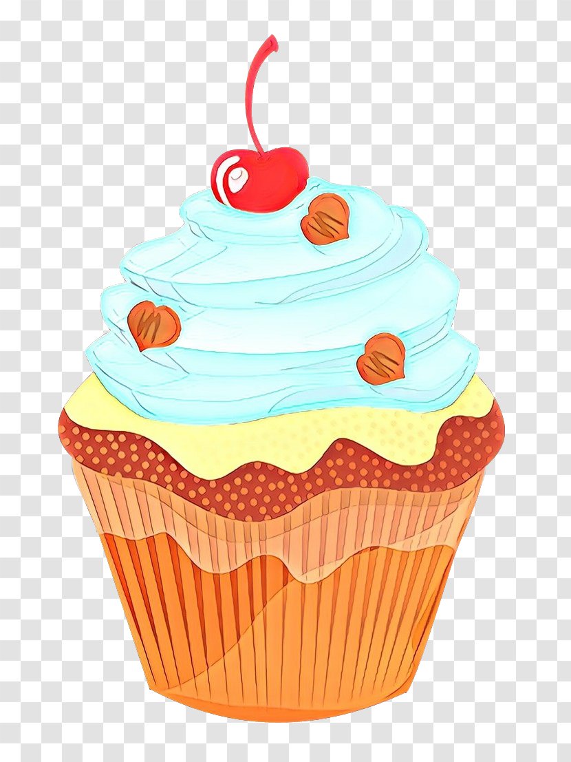 Orange - Muffin Icing Transparent PNG