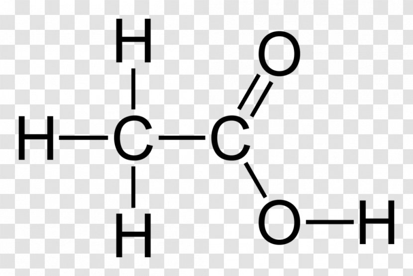 Acetic Acid Carboxylic Chemistry Organic Compound - Black - Formula Transparent PNG