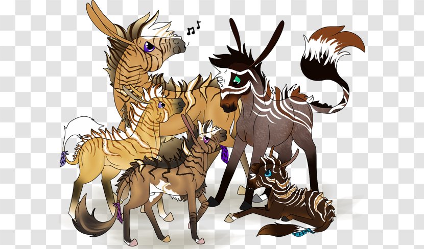 Tiger Horse Cat Pack Animal - Fictional Character - Cool Kids Transparent PNG
