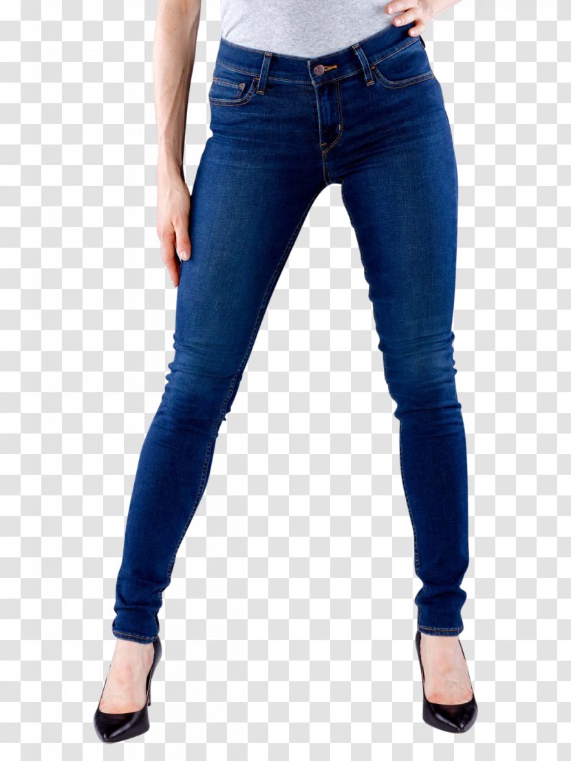 Electric Blue Cobalt Jeans Denim - Cartoon Transparent PNG