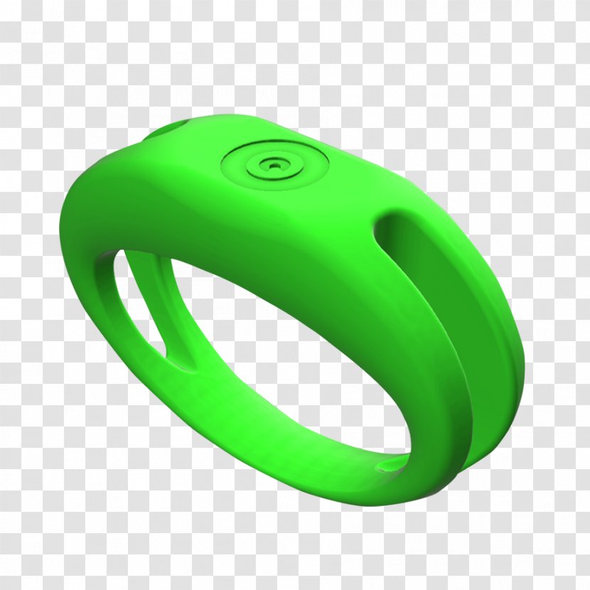 Wristband Gel Bracelet Gold Green - Silicone - Soft Transparent PNG