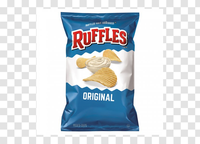 Ruffles Potato Chip Salsa Flavor - Skins Transparent PNG