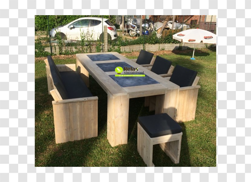 Table Garden Furniture Bench Steigerplank Chair - Kapaza Transparent PNG