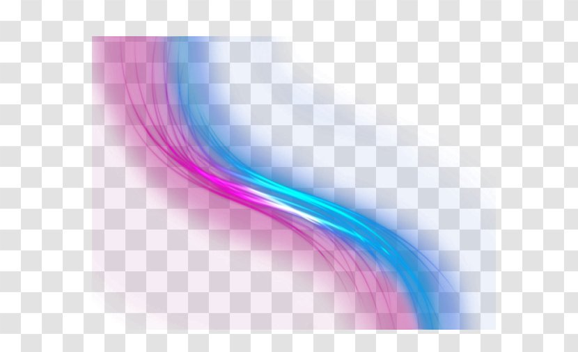 Light Science Technology - Pink - Curved Lines Of And Transparent PNG