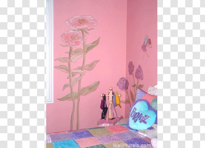 Bedroom Mural Paint Wall - Heart Transparent PNG