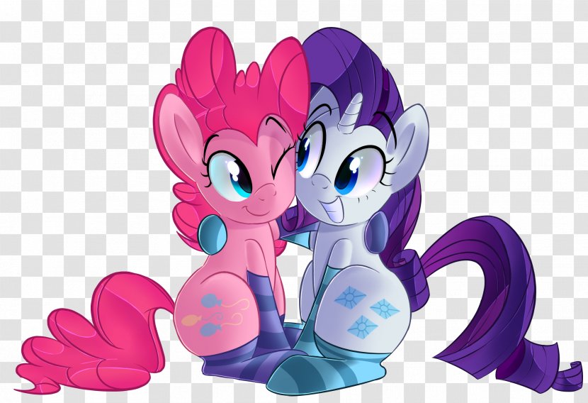 Pony Pinkie Pie Rarity Rainbow Dash Horse - Watercolor Transparent PNG