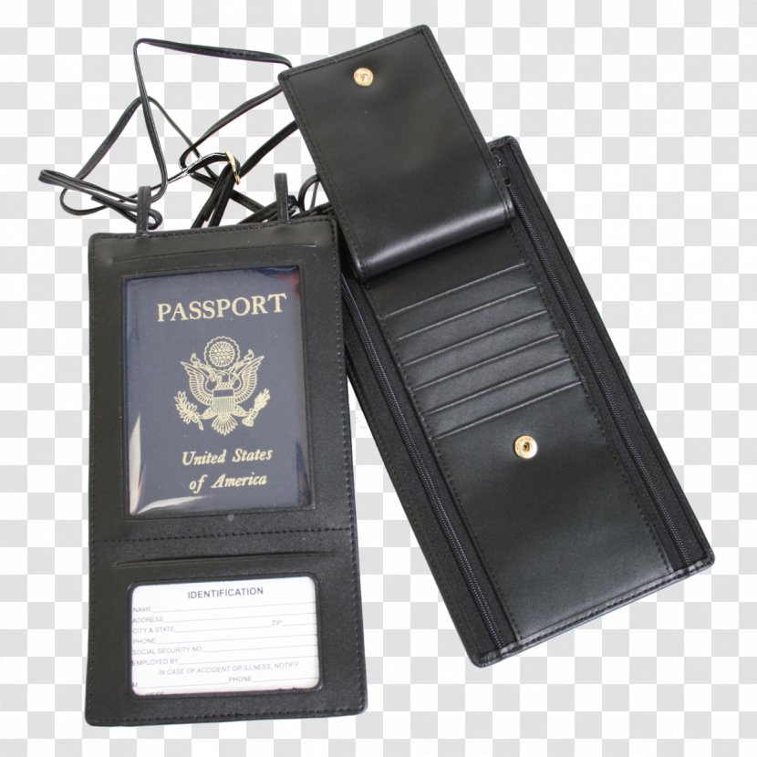 Passport Wallet United States Identity Document Travel - Leather Transparent PNG