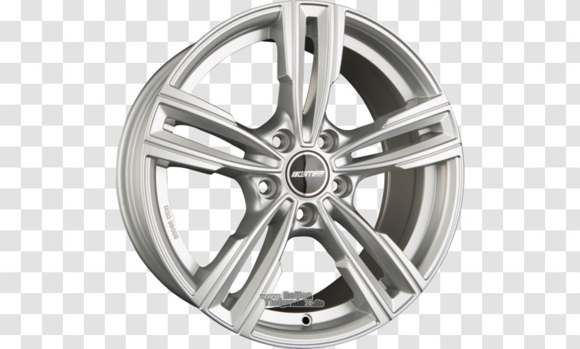 Alloy Wheel Autofelge Silver Bolt Circle - Tire - Gmp Transparent PNG