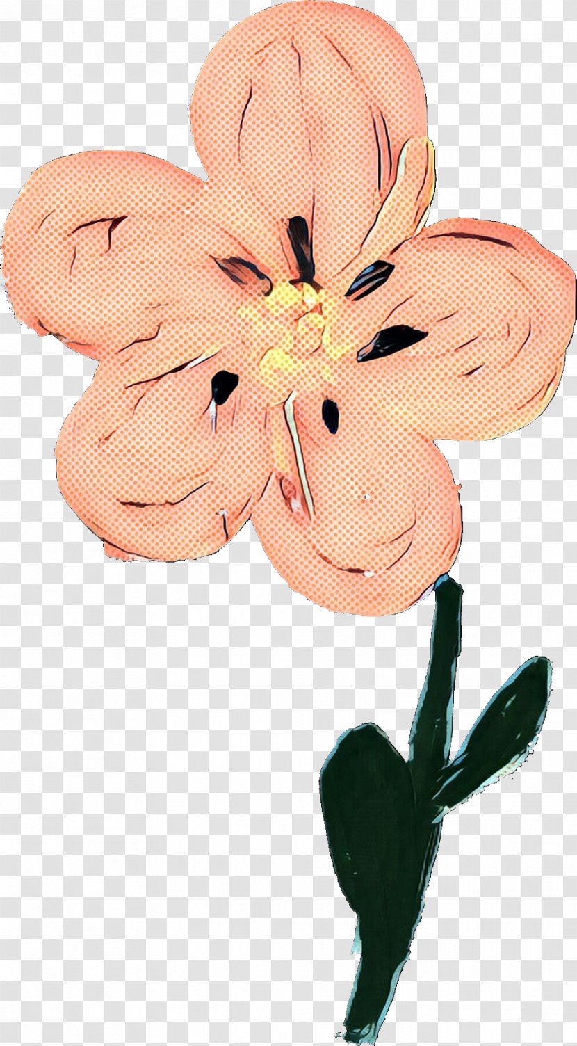 Pink Flower Cartoon - Plant Transparent PNG