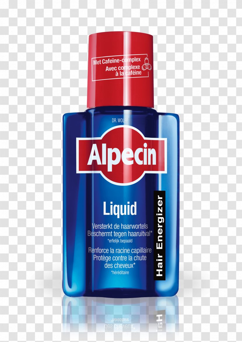 Alpecin Caffeine Shampoo C1 Hair Loss Double-Effect Care - Liquid Cream Transparent PNG