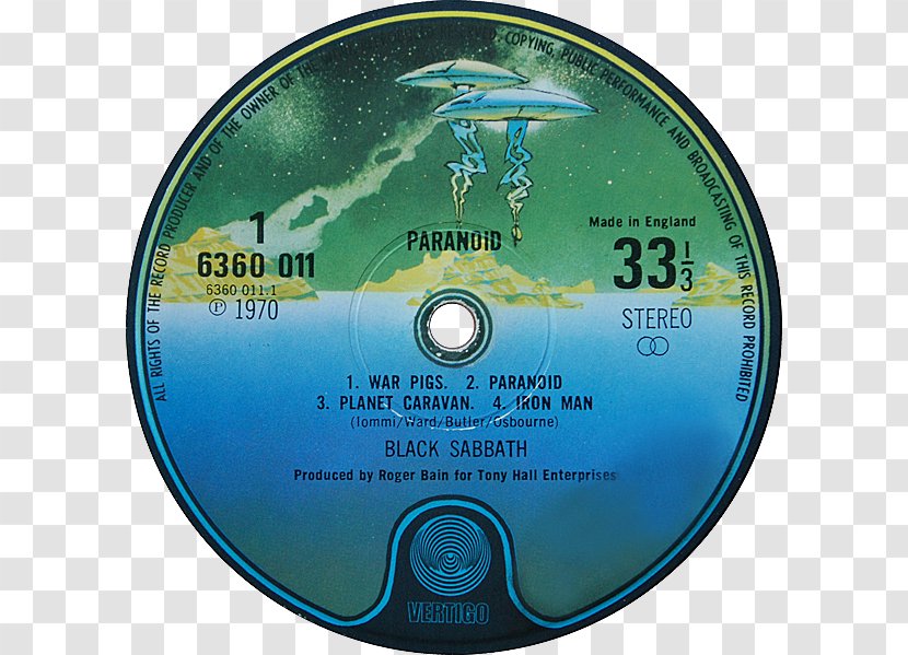 Vertigo Records Black Sabbath Phonograph Record Label Gentle Giant - Flower - Frame Transparent PNG