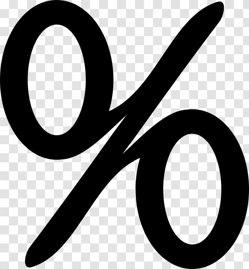 Percent Sign Percentage Clip Art - Text - Math-symbol Transparent PNG