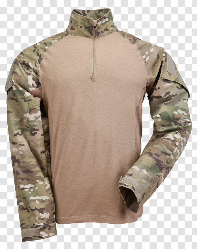 T-shirt MultiCam Army Combat Shirt Sleeve - Battle Dress Uniform - Multi-style Uniforms Transparent PNG