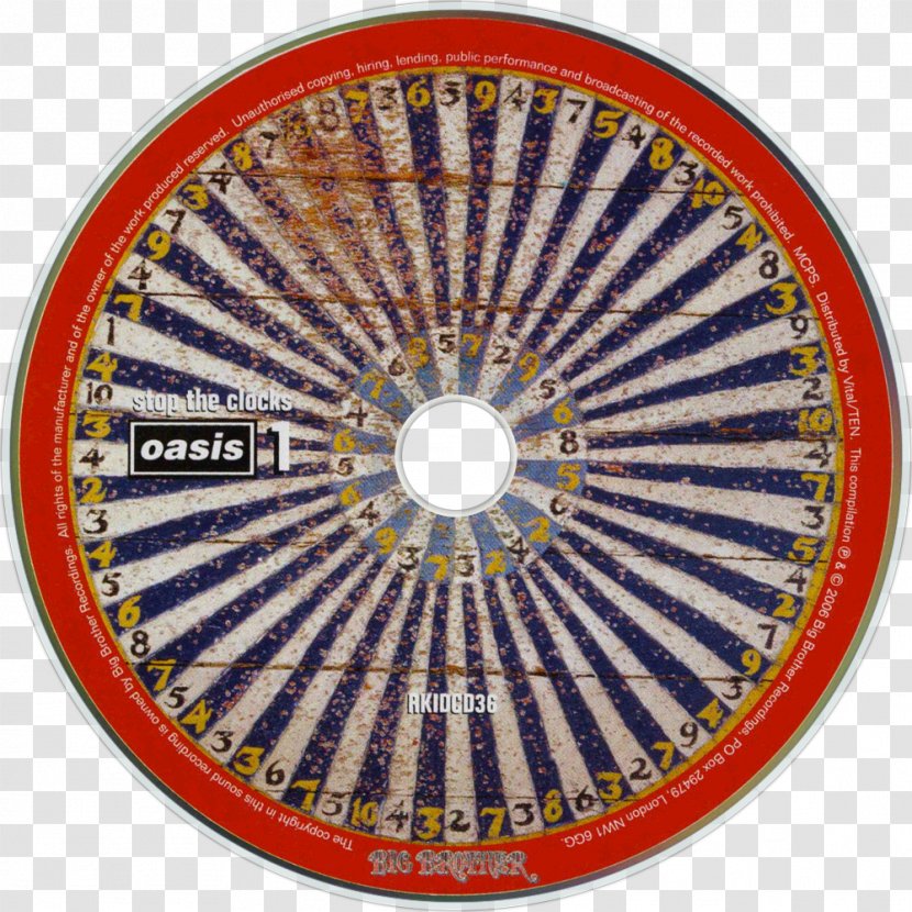 United Kingdom Oasis Stop The Clocks EP Phonograph Record - Picture Disc Transparent PNG