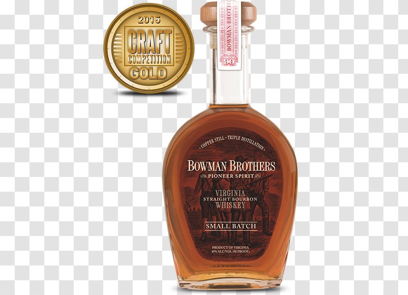 Bourbon Whiskey A. Smith Bowman Distillery Single Malt Whisky Scotch - Bottle Transparent PNG