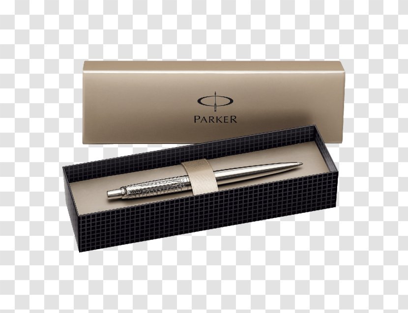 Parker Pen Company Ballpoint Rollerball Pens Chrome Plating - Box Transparent PNG